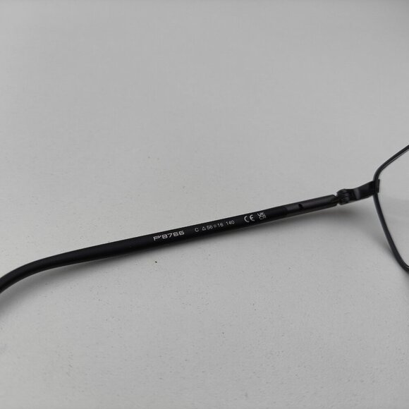 🕶️Made in Italy! Porsche Design P8766 Black Eyeglasses 56/16 140 /EUM102🕶️ - Picture 5 of 11